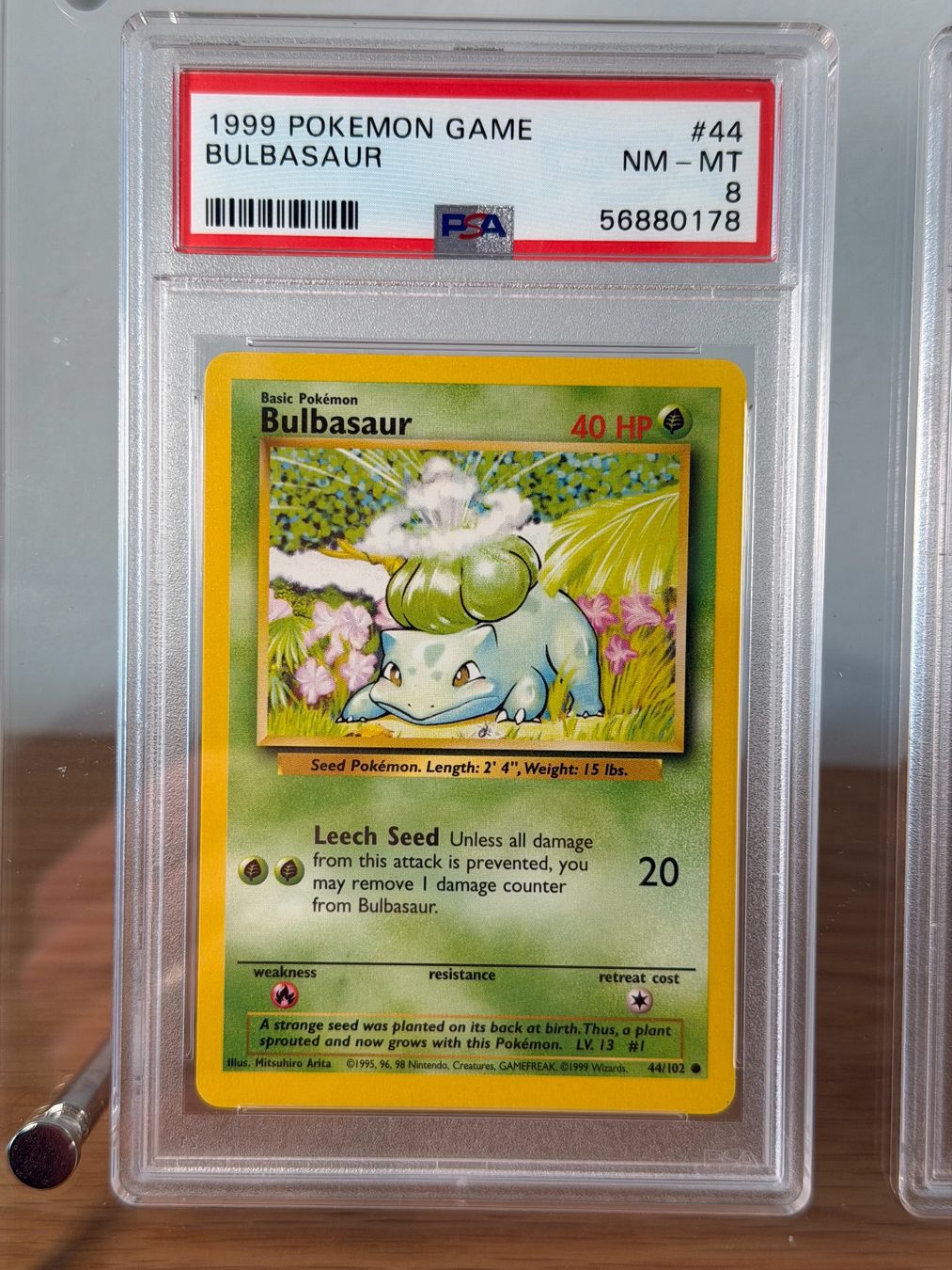 Pokémon Carte collezionabili: Pokémon Base Set Bulbasaur Ivysaur Venusaur SET PSA 8 WOTC – Usato da Montagny-Yverdon venduto da For1 1