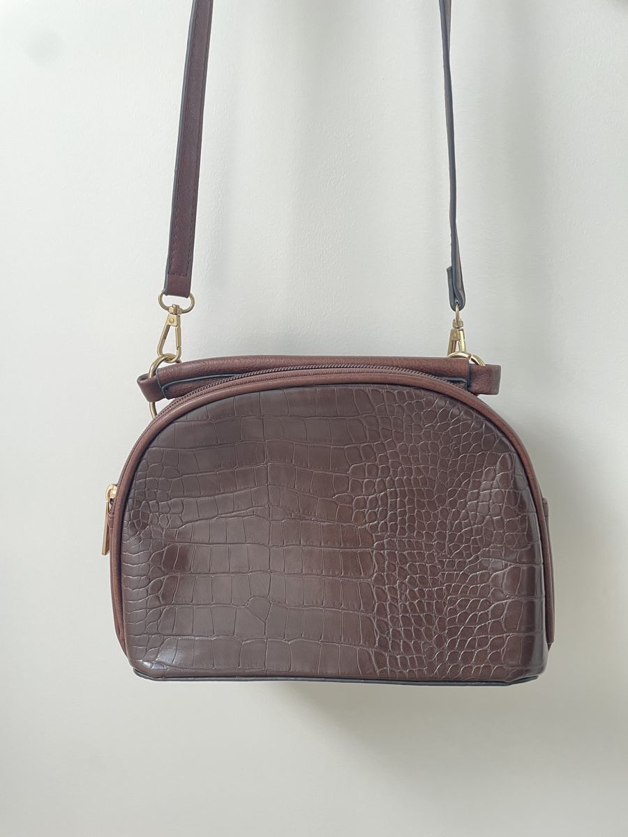 Taschen für Damen: Handtasche mit Kroko-Optik, Umhängetasche – Gebraucht aus Mauren von acht33null 2