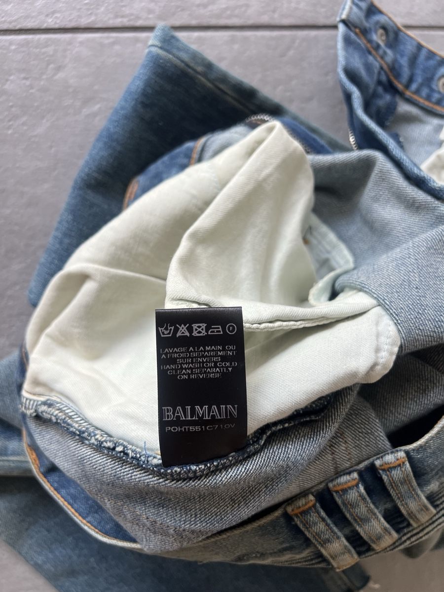 Balmain Jeans: Balmain Biker jeans uomo – Usato da Mendrisio venduto da fly_9wzx 6