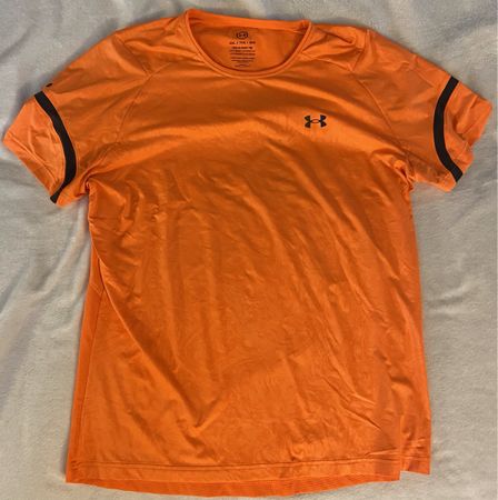 Under Armour Rush T-Shirt orange, Grösse XXL