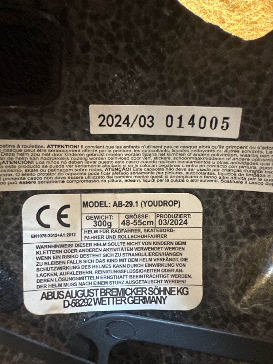 Abus Caschi: Abus Velohelm dunkelgrün 48-55cm – Usato da Biberstein venduto da Anka01 3