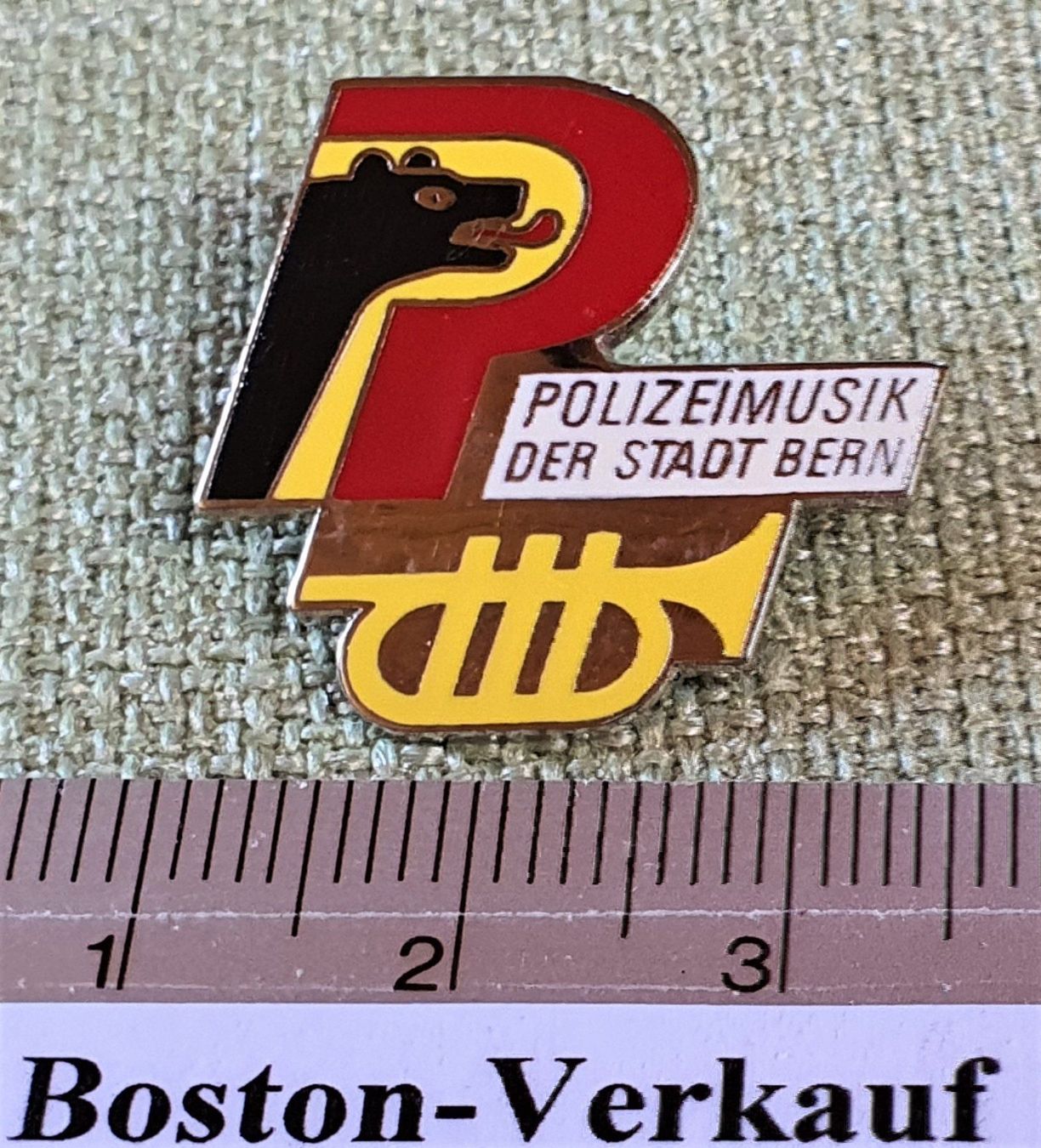Placchette & Badge: E379 - Pin Polizeimusik der Stadt Bern – Usato da Reinach BL venduto da Boston-Verkauf 1