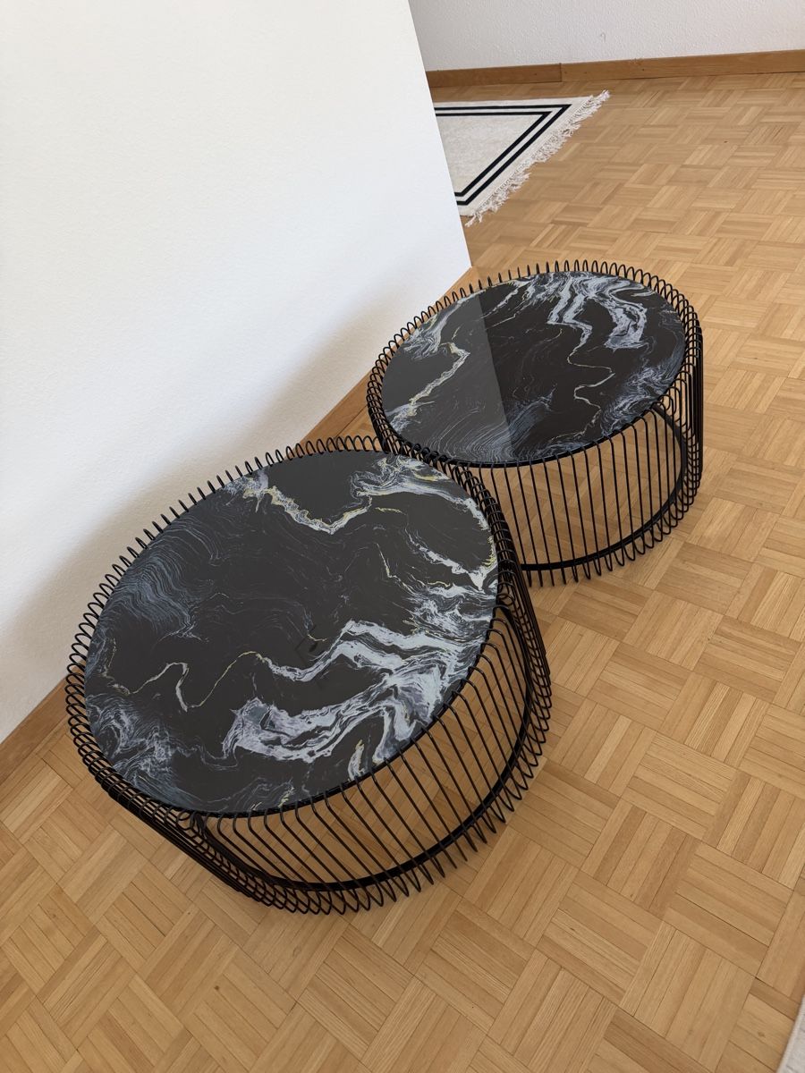 Tische: Kare wire Couchtisch/ Salontisch  – Gebraucht aus Wettingen von mha_6hdg 4