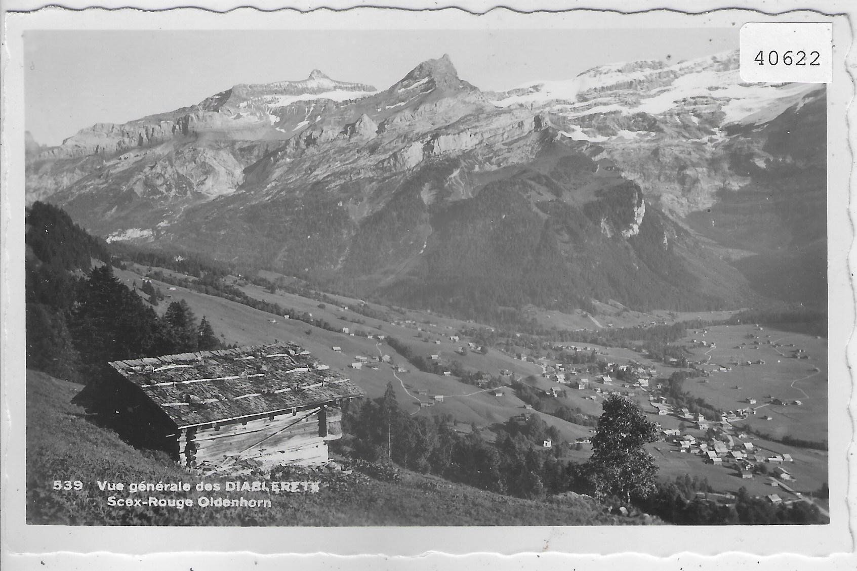 Ansichtskarten: Vue generale des  Diablerets – Gebraucht aus Ettingen von Kartenplanet