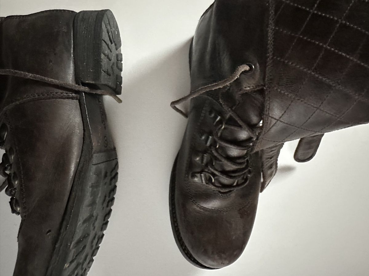 Scarpe da donna: Braune Leder Winterstiefel, Gr.37 Belstaff – Usato da Himmelried venduto da cookie50000 1