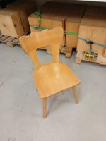1 HORGEN GLARUS HOLZSTÜHL MODEL 806L ESCHE MIT SATTELSITZ