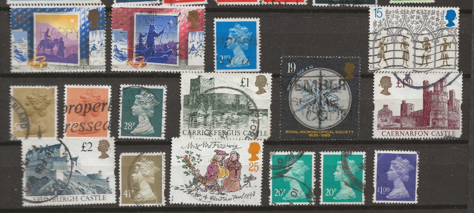 Alle Briefmarken: Briefmarken Sammlung - England, – Gebraucht aus Susten von lmf_98wh 8