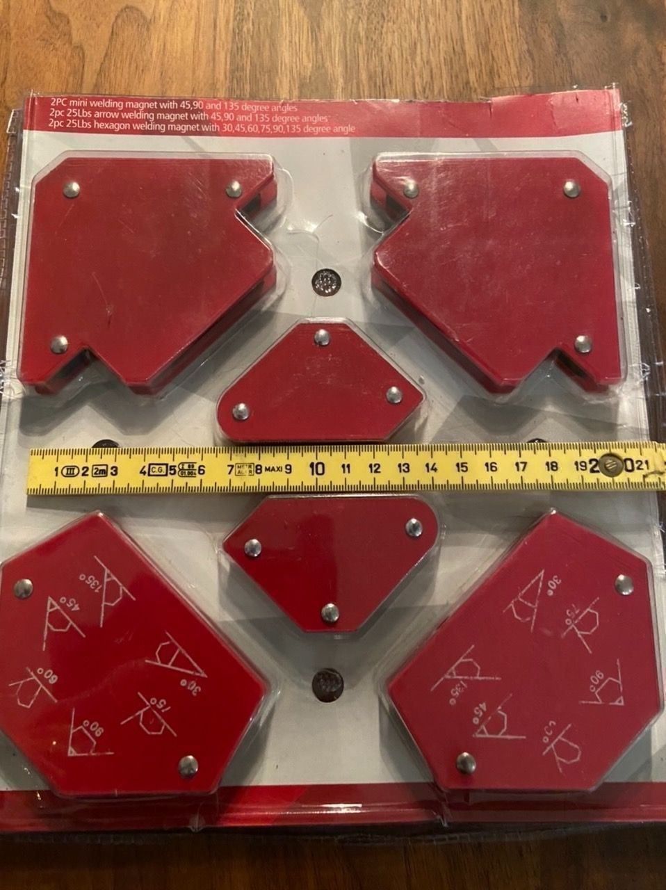 Calamite: Schweissmagnet 6 Pcs.Rot SET RED / NEU!! MAGNETE ! – Nuovo e nell'imballaggio originale da Seon venduto da Aaargauer01 9