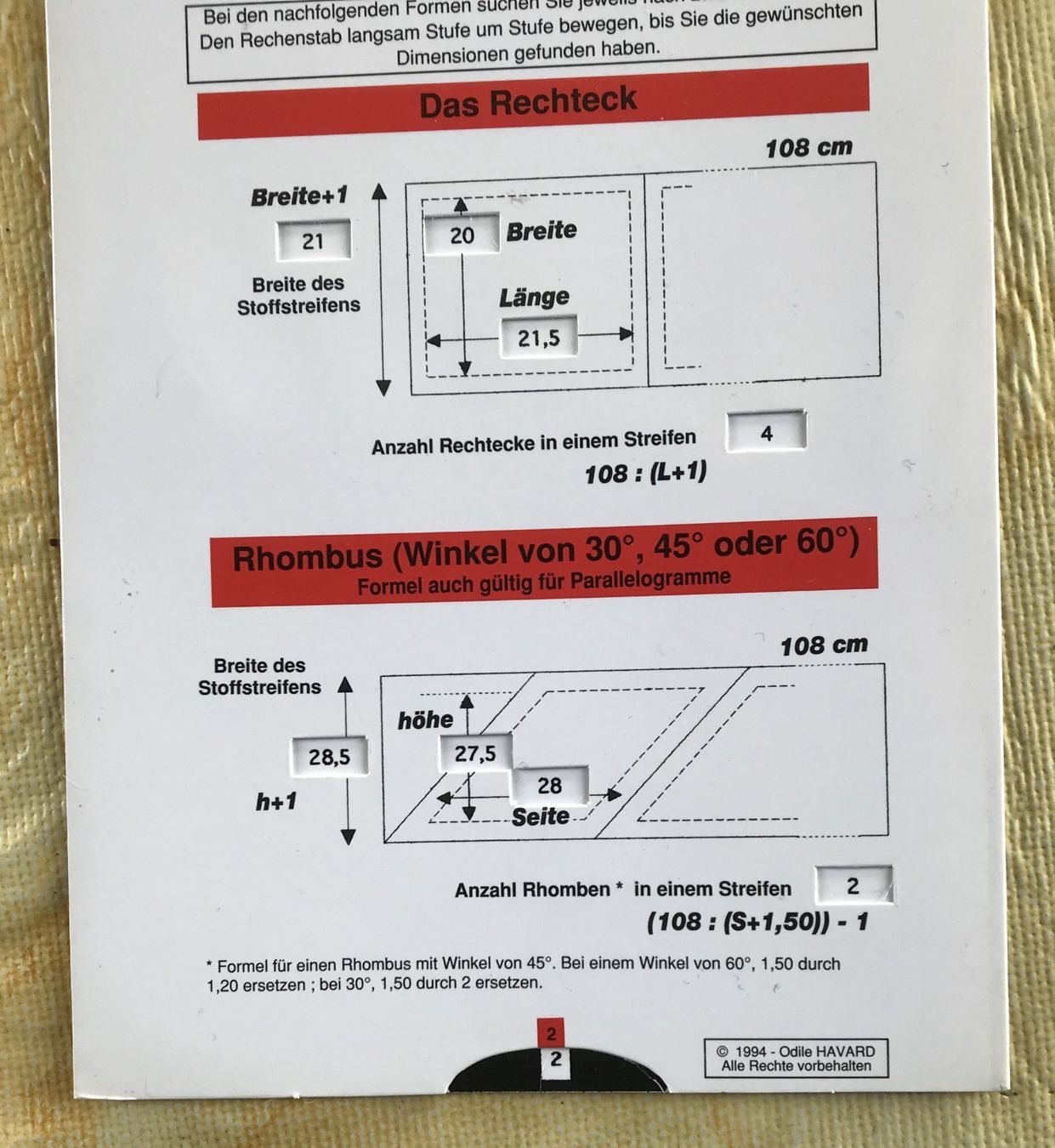 Sciablone: DER PATCHWORK RECHENESTAB IN CM NEU – Nuovo (secondo la descrizione) da Ostermundigen venduto da crazy-horse-1840 6