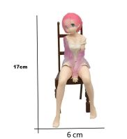 17cm. Anime Figur mit stuhl