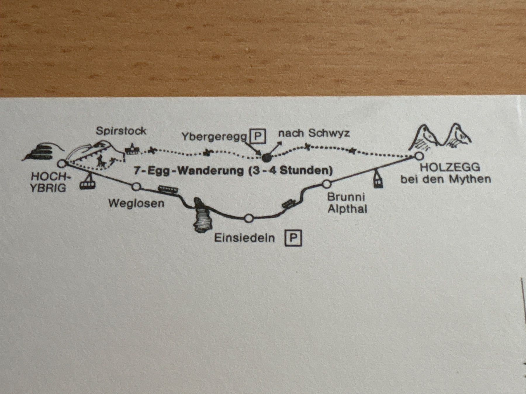 Cartes postales: Ansichtskarte 7-Egg-Wanderung Hoch-Ybrig – D'occasion à Ibach par lisch3 2