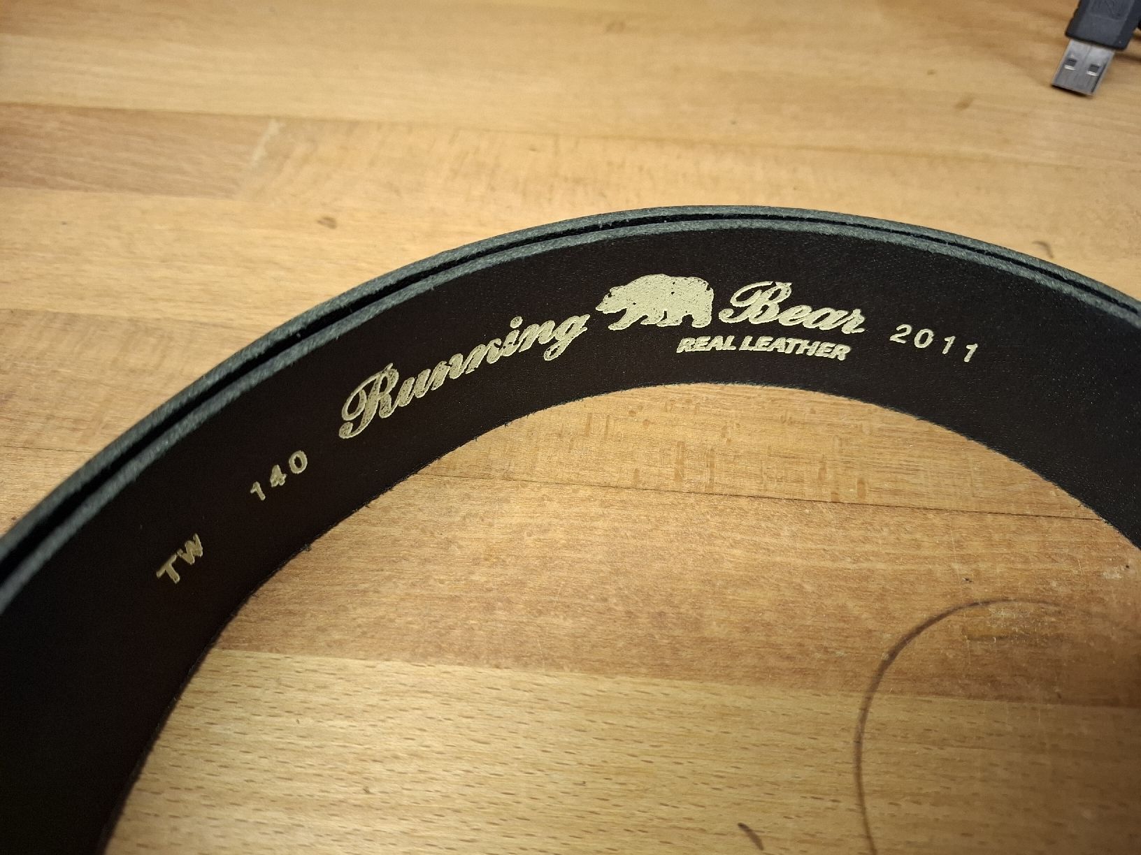 Gürtel: Hosen-Gurt 40mm Burning Bear – Neu (gemäss Beschreibung) aus St. Gallen von Che64 2