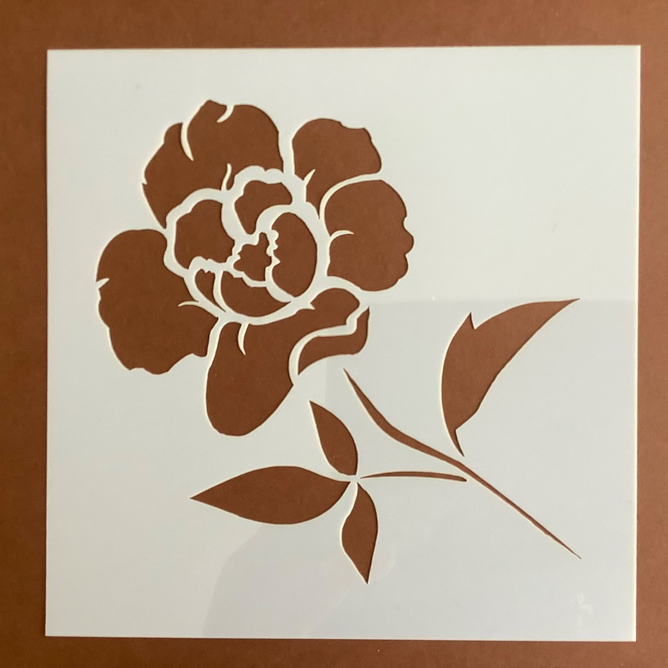 Sciablone: Schablone Blume Fleur Chablon pochoir – Nuovo (secondo la descrizione) da Meyrin venduto da laservette99