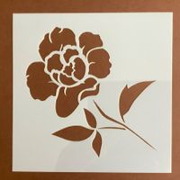 Schablone Blume Fleur Chablon pochoir