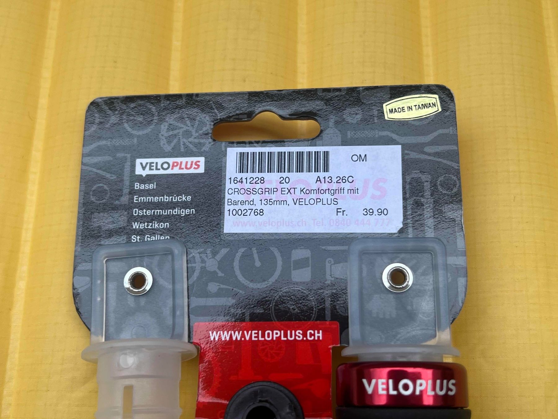 Pezzi di ricambio: Lenkergriff Velo – Nuovo e nell'imballaggio originale da Bern venduto da border-crossing 1