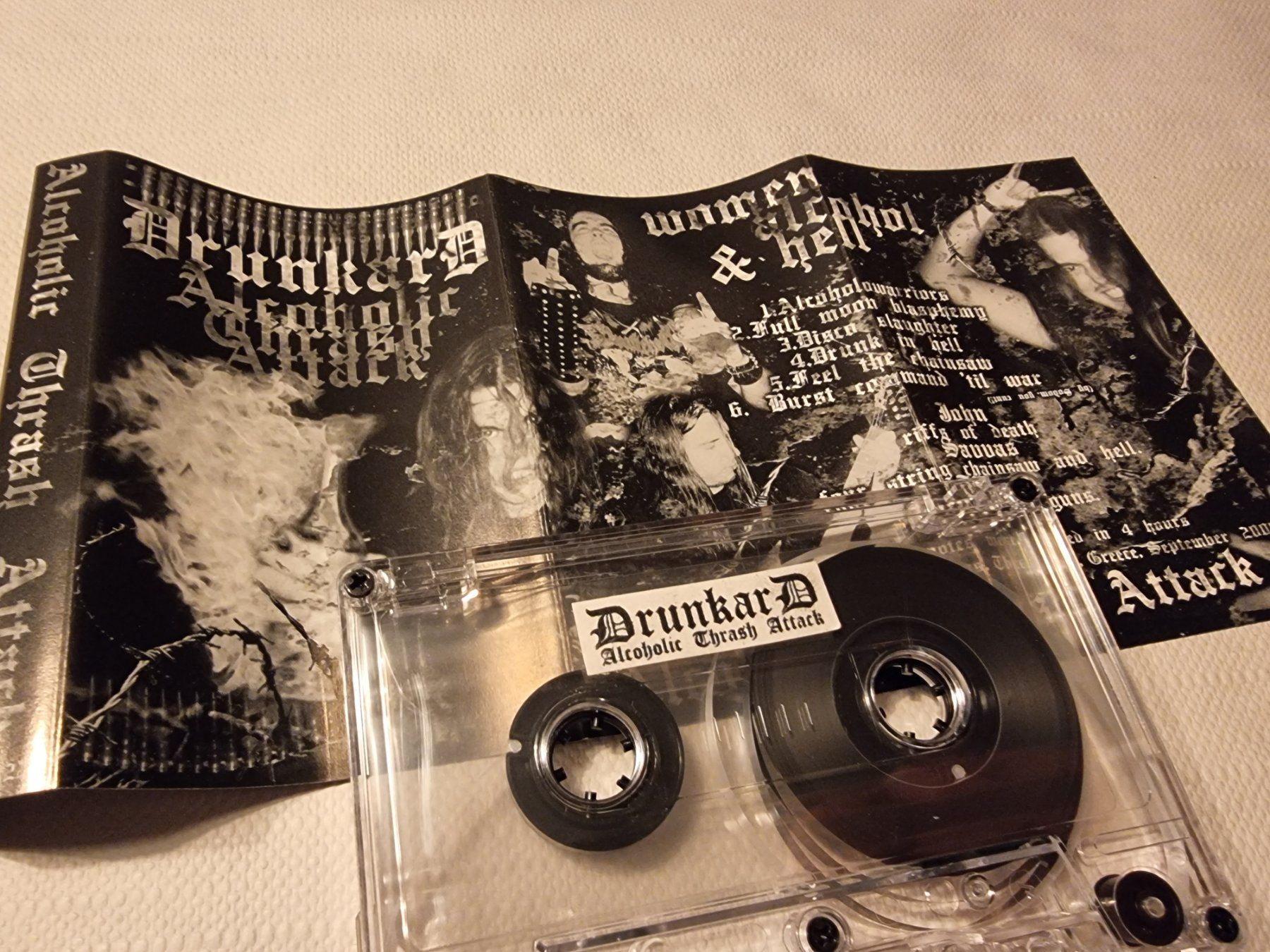 Kompaktkassetten: Drunkard ‎– 2002 - Alcoholic Thrash Attack, cassette – Gebraucht aus Wangs von poperman 1