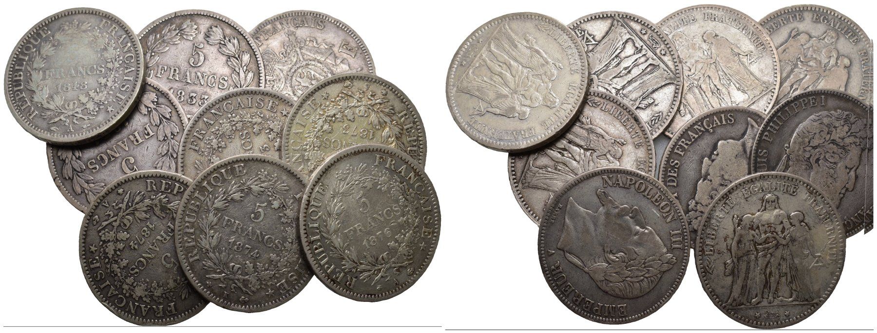 Toutes les monnaies: Frankreich Lot – D'occasion à Bern par numismatictops