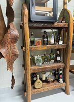 Holzregal Massivholz im Chalet Style