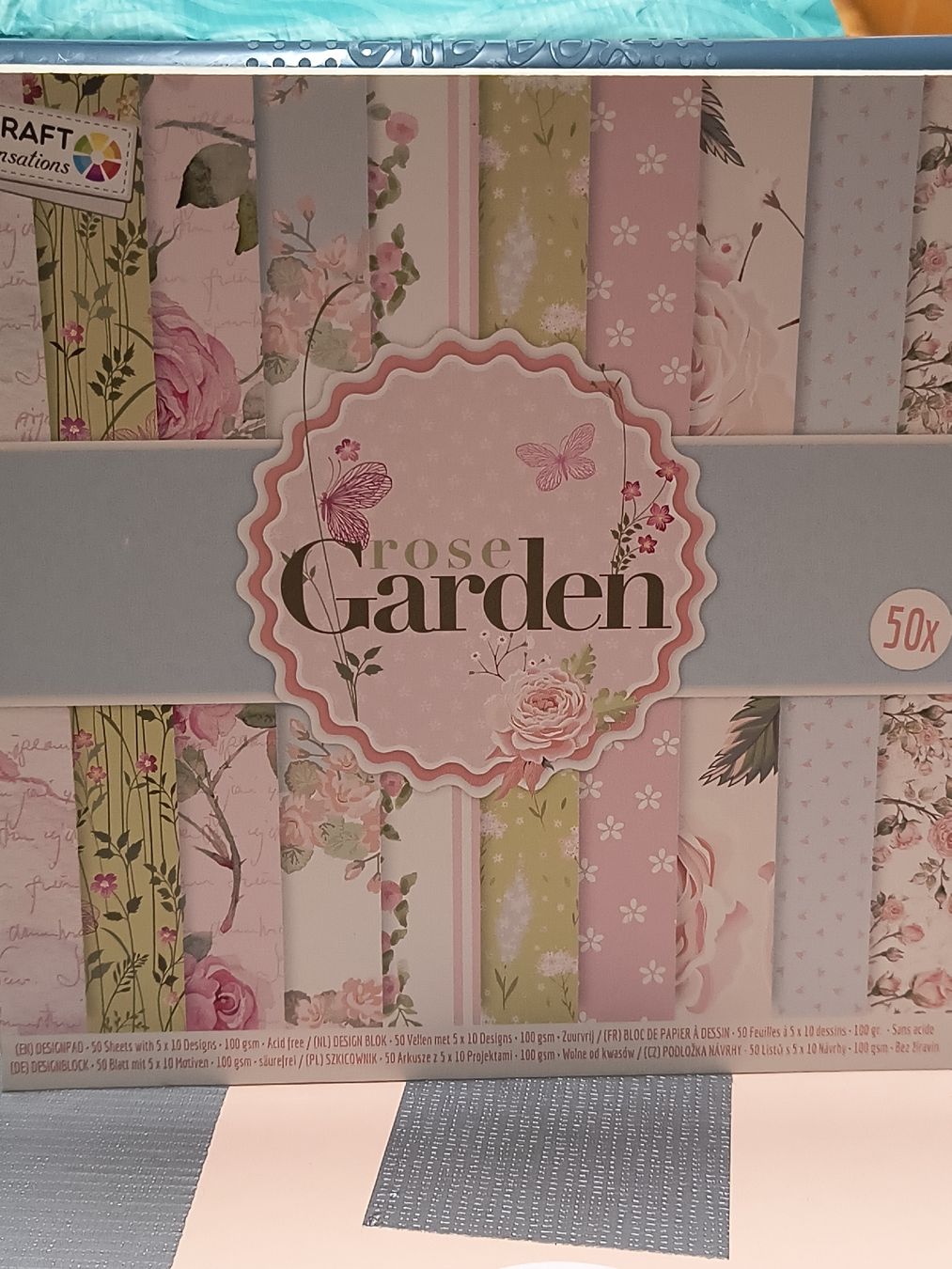 Carta: Bastelpapier Designblock, Design Papier – Nuovo e nell'imballaggio originale da Würenlingen venduto da Striga 4