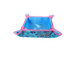 Japanische Korb aus Stoff/Rosa Florale Design