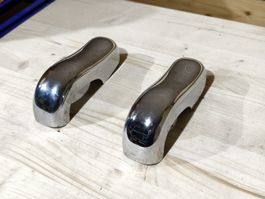 VW Käfer: Paar Stoßstangenhörner (Chrom) – Klassische Optik 
