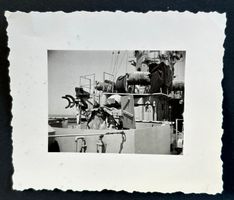 ANTIKES FOTO KRIEGSSCHIFF