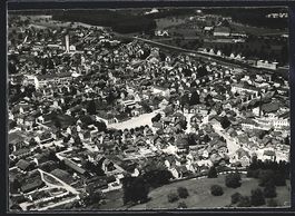 Flawil, Gesamtansicht vom Flugzeug aus