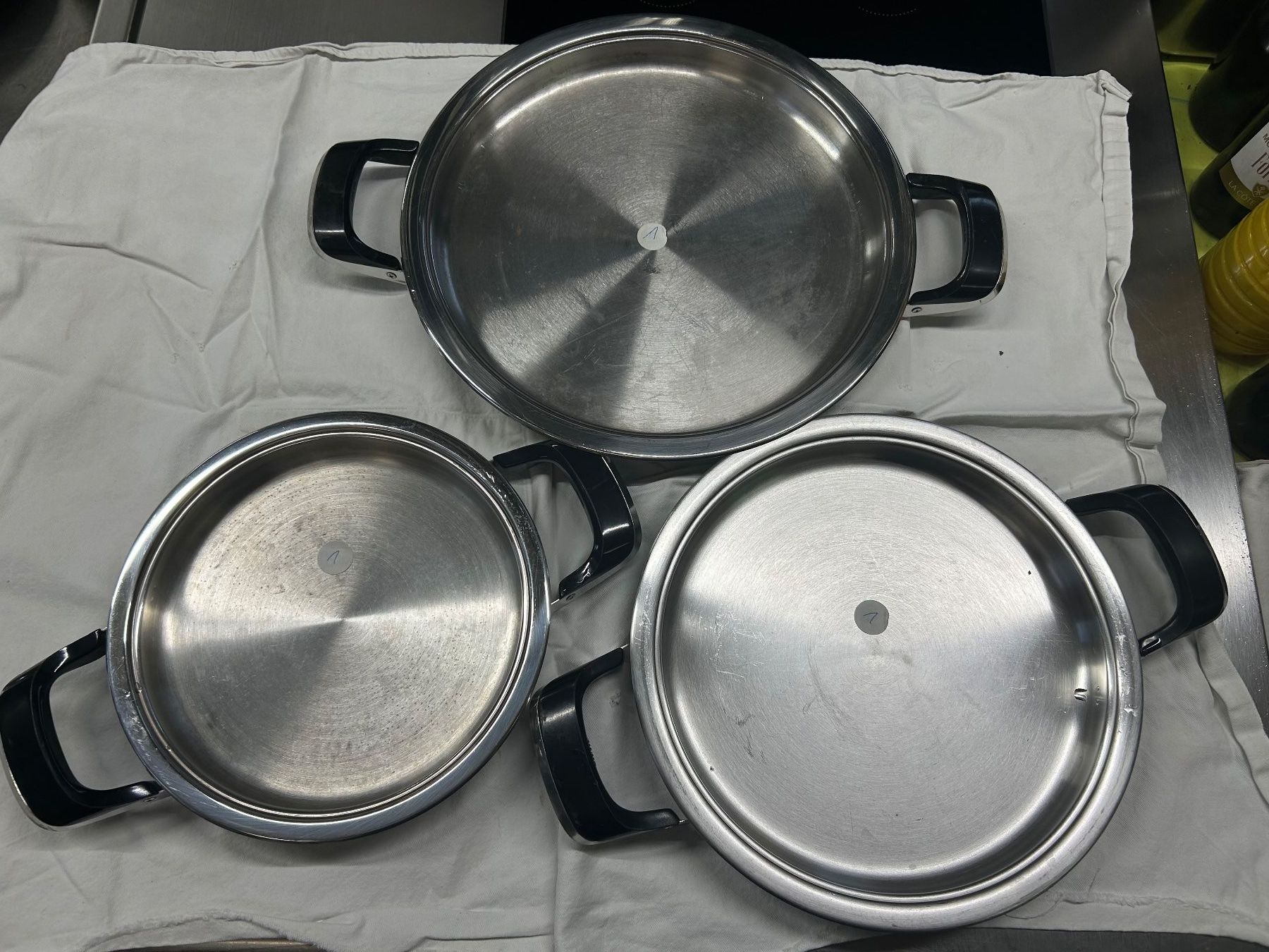 Amc Padelle: SET 3 AMC GRIDDLE PFANNEN – Usato da Weissbad venduto da Usw63