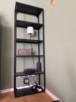 2x Offenes Regal schwarz Metall guter Zustand