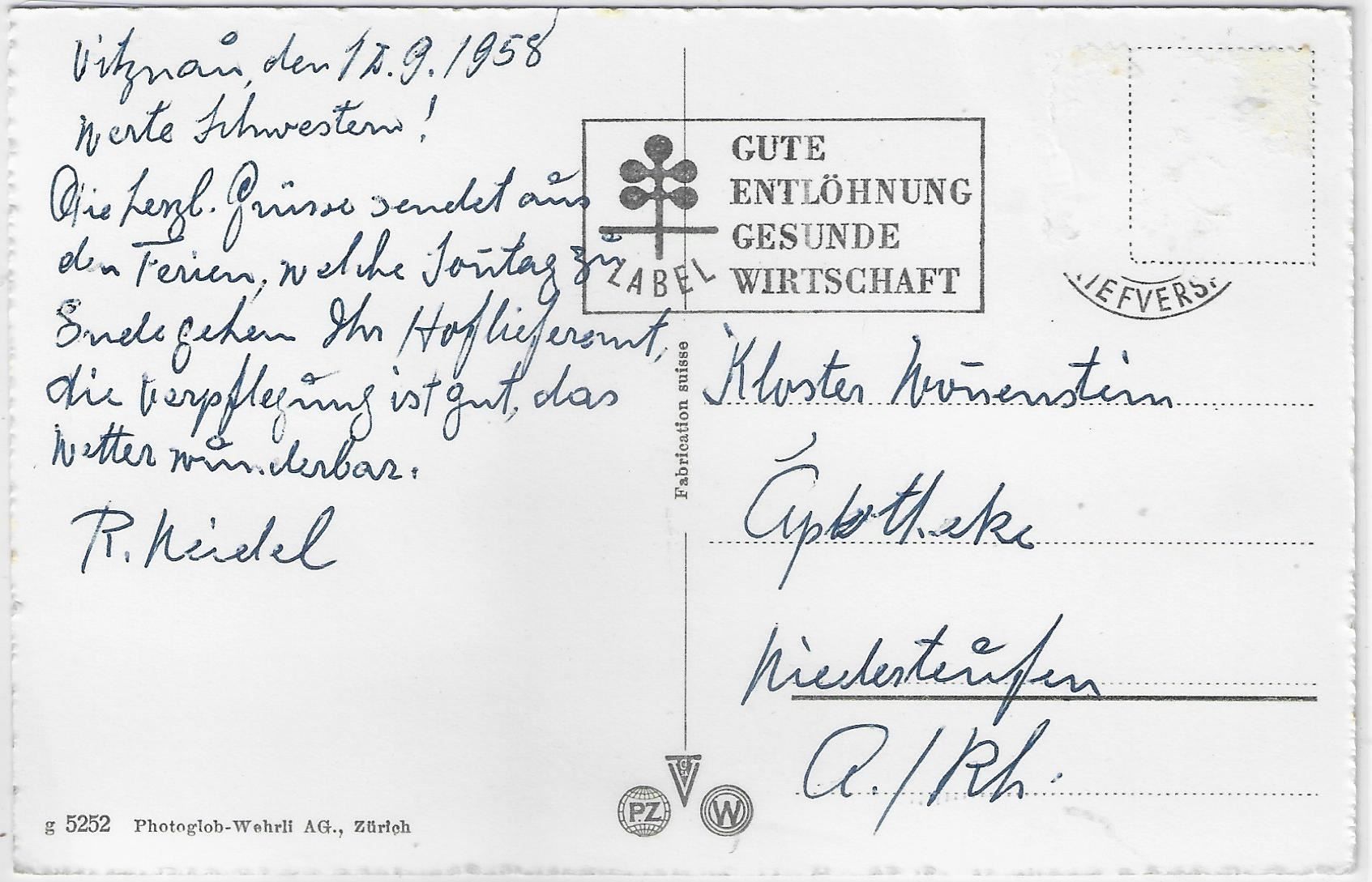Cartoline postali: Vitznau am Vierwaldstättersee – Antico da Ettingen venduto da Kartenplanet 1