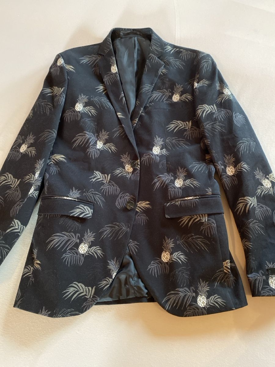 Jack & Jones Giacche: Jack&Jones Premium Blazer Gr. 46 / S Ananas Muster – Nuovo (secondo la descrizione) da Watt venduto da Willis4