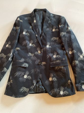 Jack&Jones Premium Blazer Gr. 46 / S Ananas Muster