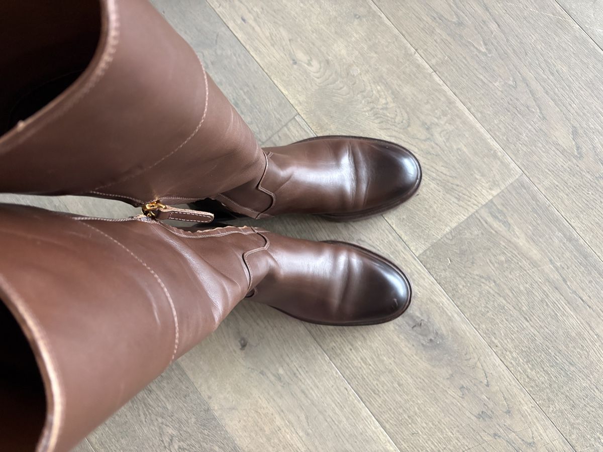 Damenschuhe: Uterque Brown Leather Boots – Gebraucht aus Nyon von Avido_Dollars 5