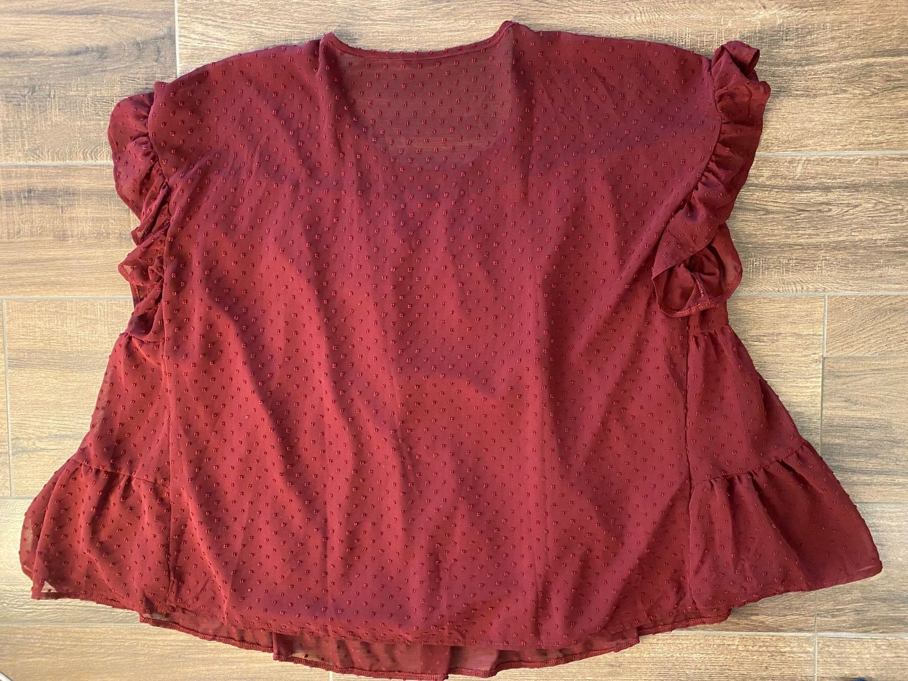Shein Camicette: Bluse bordeaux Gr. 4XL / 54-56 – Usato da Pratteln venduto da a23_j2gs 3