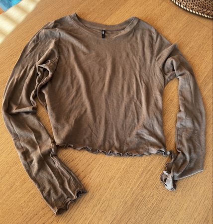 Crop top beige - Only - taille L