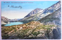Gemmi, Hotel Wildstrubel mit Daubensee