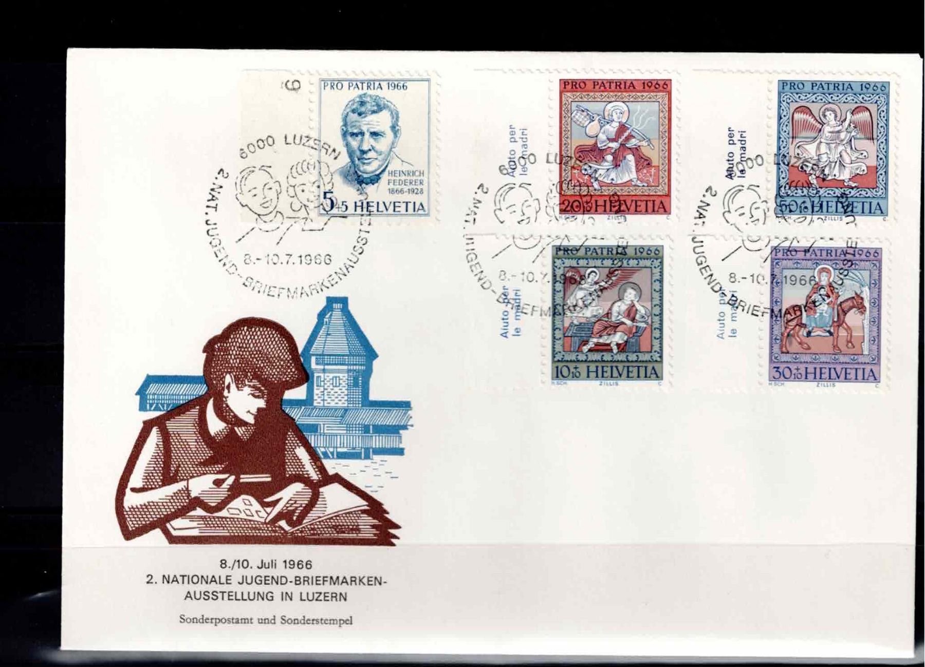 Tutti i francobolli: CH FDC Pro Patria Satz 1966 – Usato da Koblenz venduto da Markenhimmel