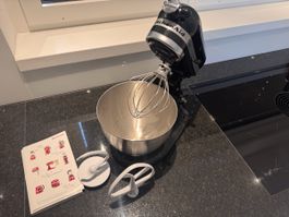 KitchenAid Classic K45 Küchenmaschine – Schwarz inkl. Zub.