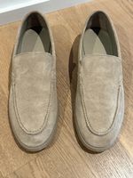 Massimo Dutti Loafer Grösse 40 100% Wildleder Beige Damen