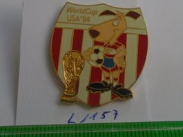 1 Fussball WM 94 Fussball Maskottchen Pin (L1157)