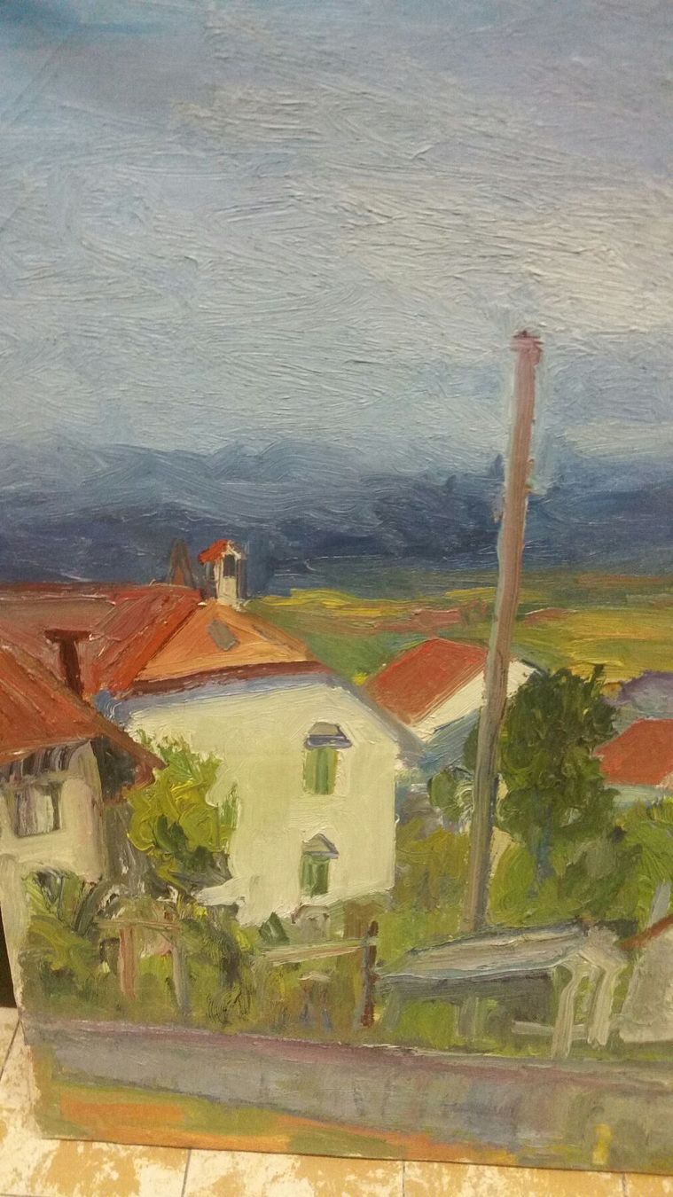 Tableaux: Huile sur toile signée – D'occasion à Genève par Qanil77 2