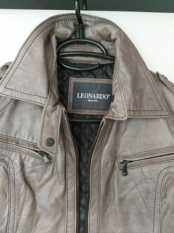 Jacken: Neuwertige Leonardo Lederjacke Gr. S – Gebraucht aus Baden von Boomer76
