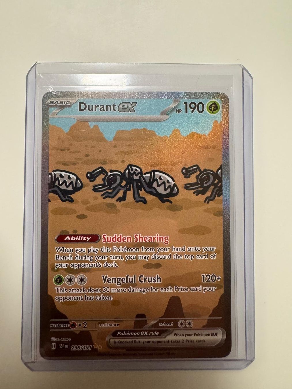 Pokémon Carte collezionabili: Durant ex | SIR | SSP 236/191 | EN – Usato da Spreitenbach venduto da Snacky96