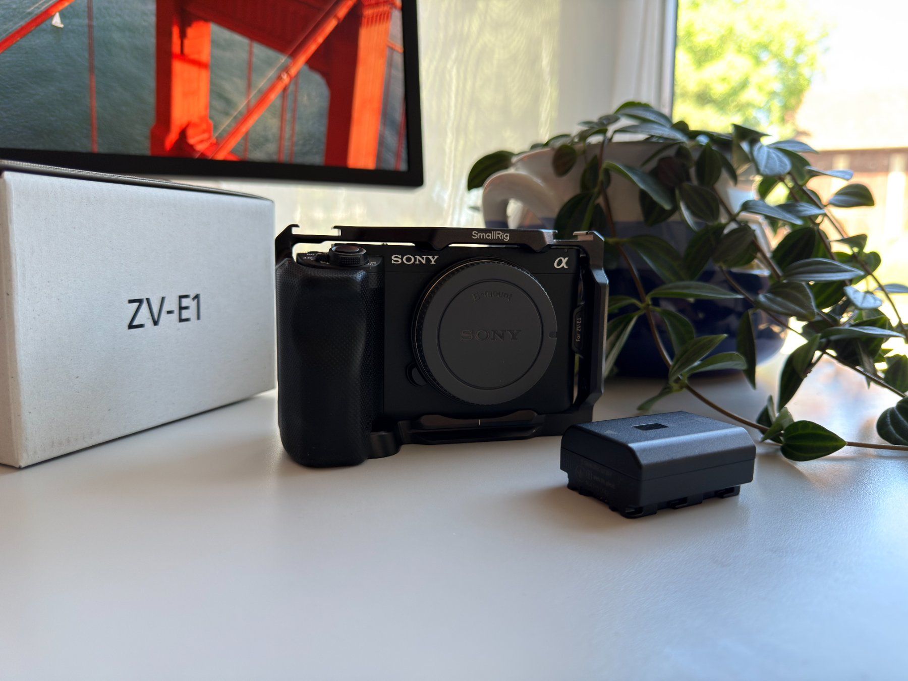 Sony Kamera: Sony ZV-E1, Vollformat, Schwarz, mit SmallRig Cage & Lüfter – Neu (gemäss Beschreibung) aus Mattwil von jj-fox