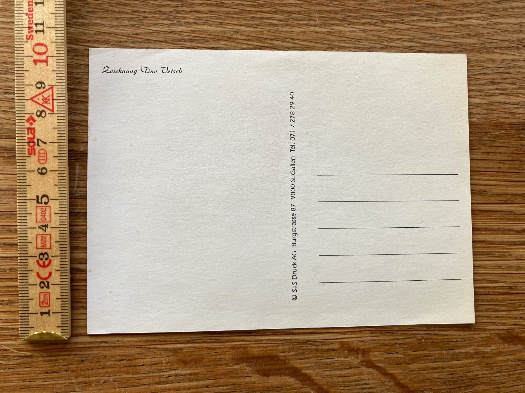 Cartoline postali: Ansichtskarte Tino Vetsch – Usato da Waldstatt venduto da breitaxt 1