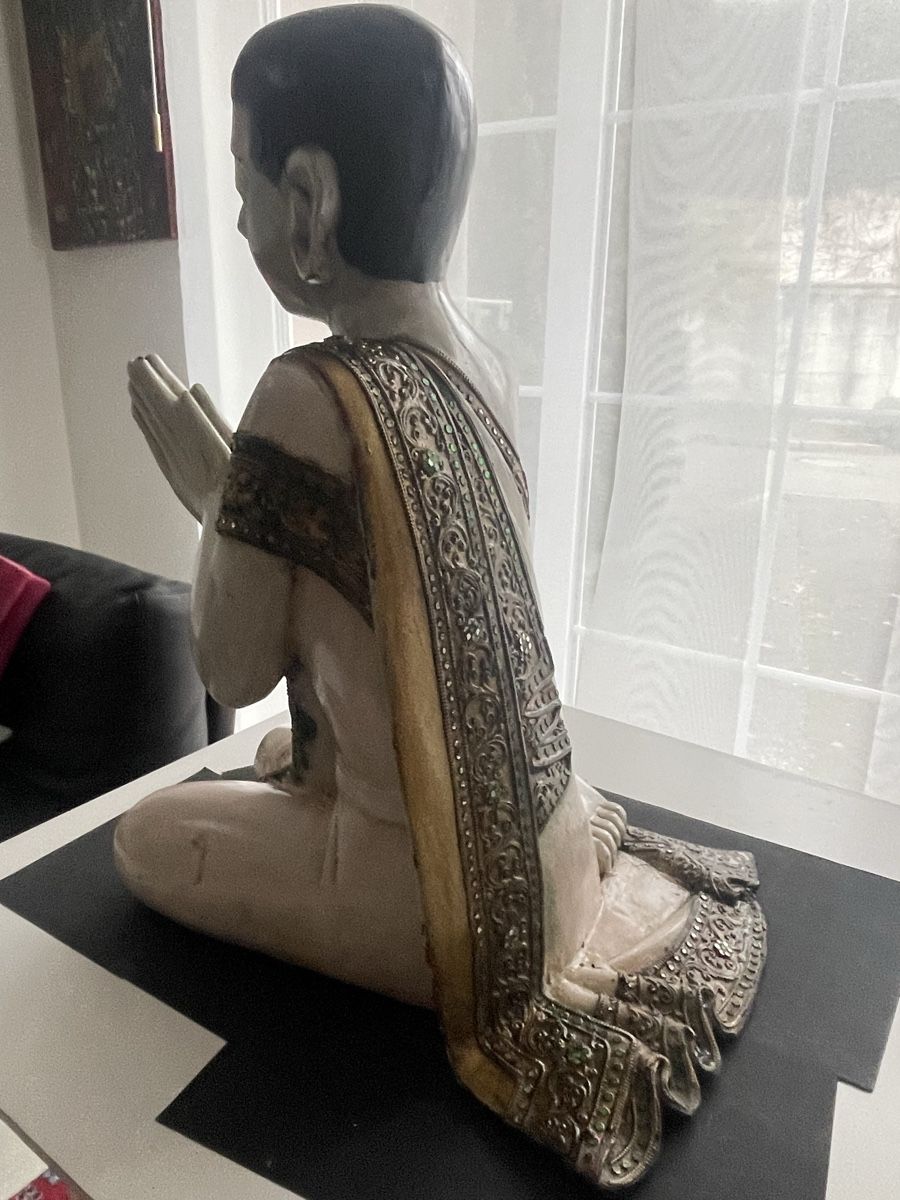 Skulpturen & Statuen: Bouddha, Burma/Myanmar aus Holz – Gebraucht aus Meierskappel von Hala03 3
