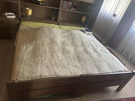 Massivholz Doppelbett 180x200 komplett