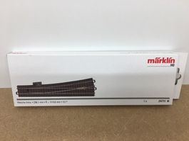 Märklin H0 C-Gleis 24711 Weiche links 1114,6 2 mm 12,1 Grad