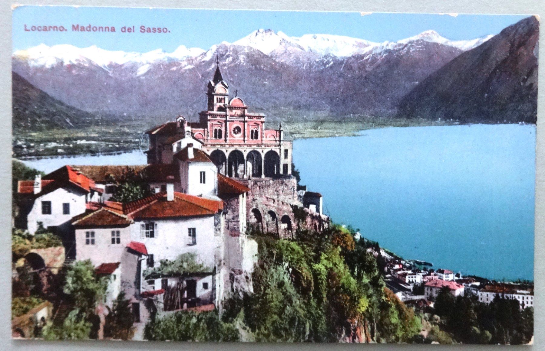Ansichtskarten: Locarno, Madonna del Sasso – Gebraucht aus Fétigny von Billy2miny