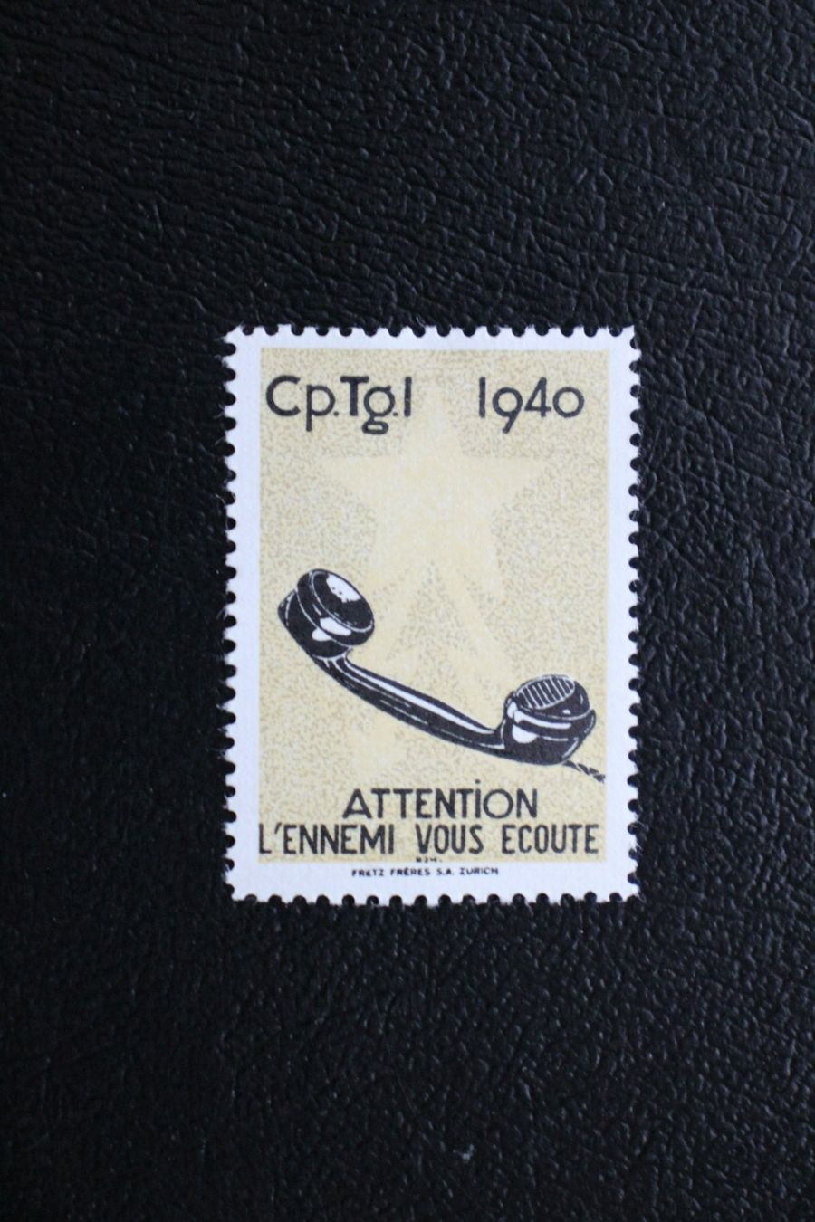 Tutti i francobolli: Cp. Tg.I  1940 ATTENTION L' ENNEMI VOUS ECOTE – Usato da Wiedlisbach venduto da Hrudolfo